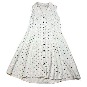 VTG 70's USA DJ and Co polkadot flow dress size 10